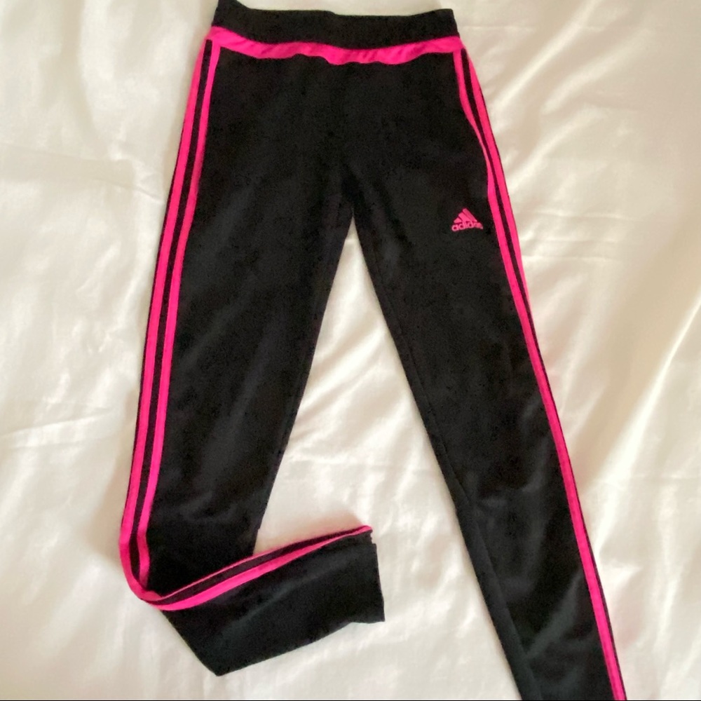 XS PINK ADIDAS PANTS